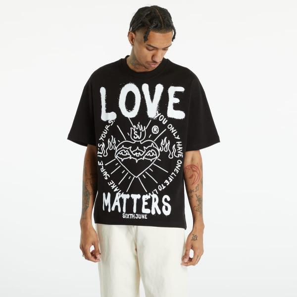Tričko Sixth June Love Matters Tshirt Black S