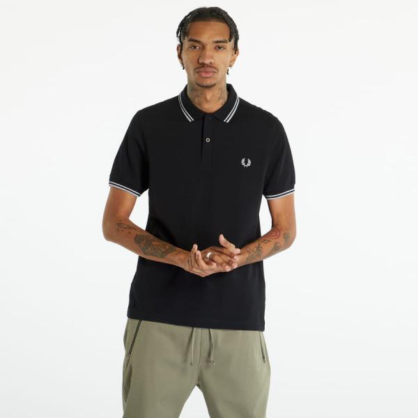 Polo tričko FRED PERRY Back Graphic Polo Shirt Black