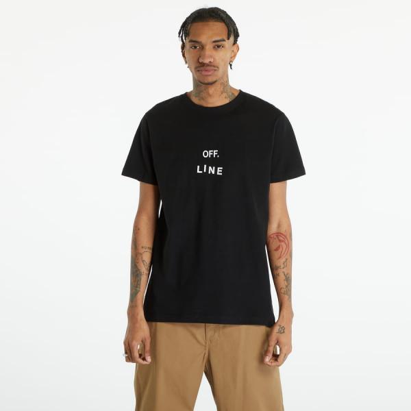 Tričko Urban Classics Off Line Tee Black S