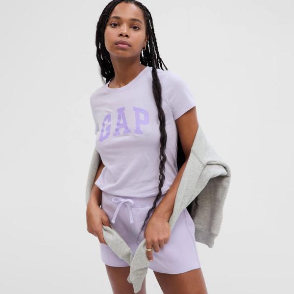 GAP V-Gap Ss Classic Tee Perfumed Lilac