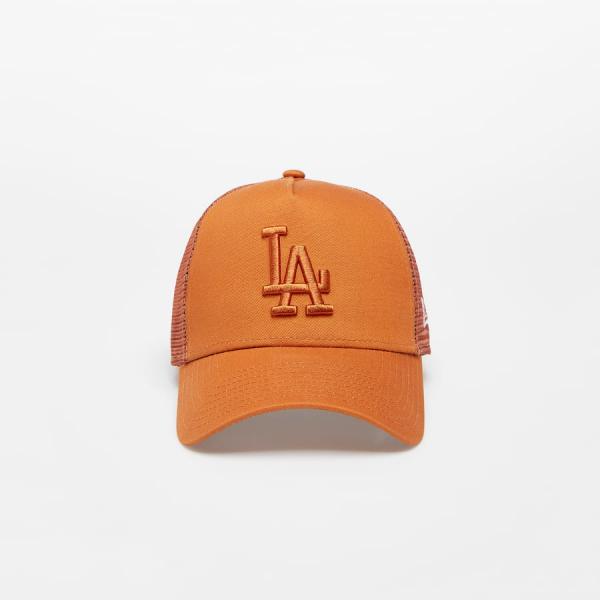 Snapback New Era Los Angeles Dodgers Tonal Mesh Trucker Cap Orange