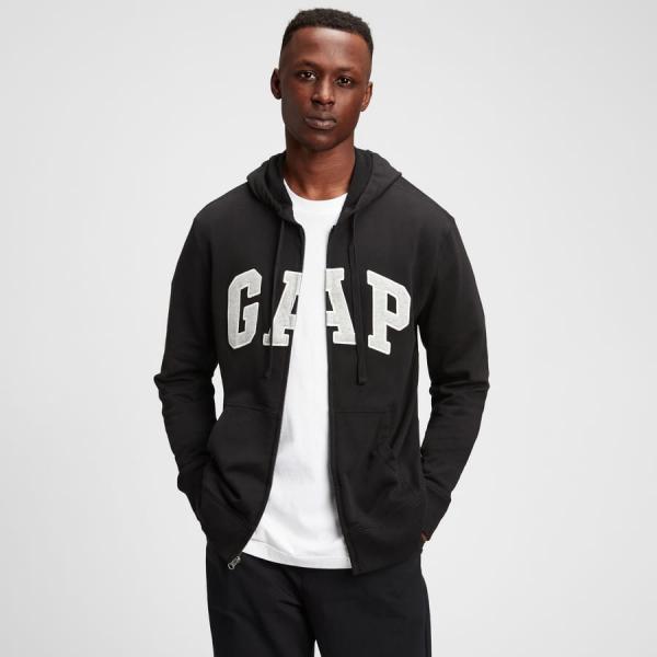 Mikina GAP Xls Ft Arch Fz Hoodie True Black V2 S