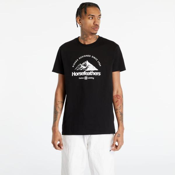 Tričko s krátkým rukávem Horsefeathers Mountain T-Shirt Black