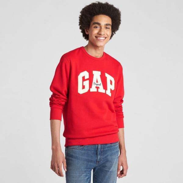 Mikina GAP Gap Original Arch Crew Pure Red XXL
