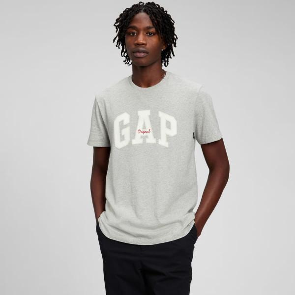 GAP V-Logo Original Arch Grey Heather