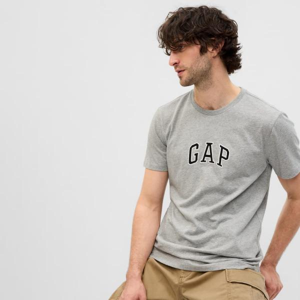 Tričko GAP Intl New Arch T Grey Heather XXL