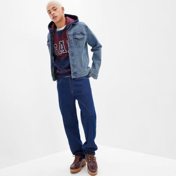 Bunda GAP V-Denim Icon Jacket Med Light Medium Light M