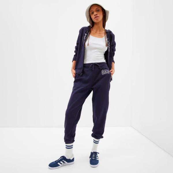 Tepláky GAP V-Gap Heritage Jogger Navy Uniform S