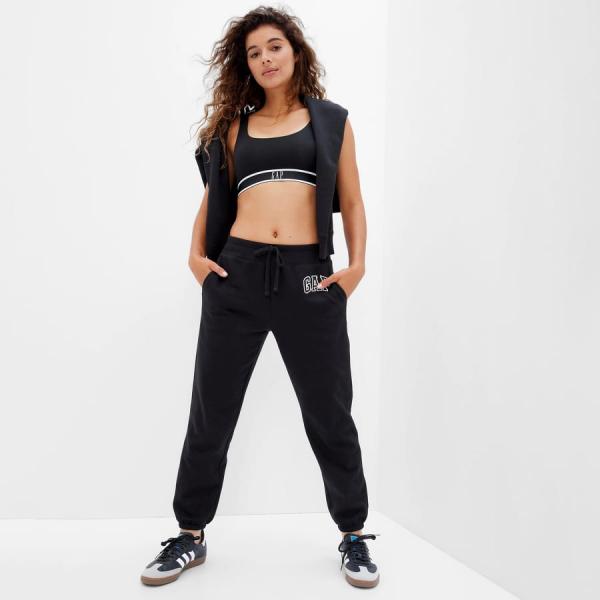 Tepláky GAP V-Gap Heritage Jogger True Black S