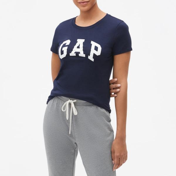 Tričko GAP V-Gap Ss Classic Tee Navy Uniform XS