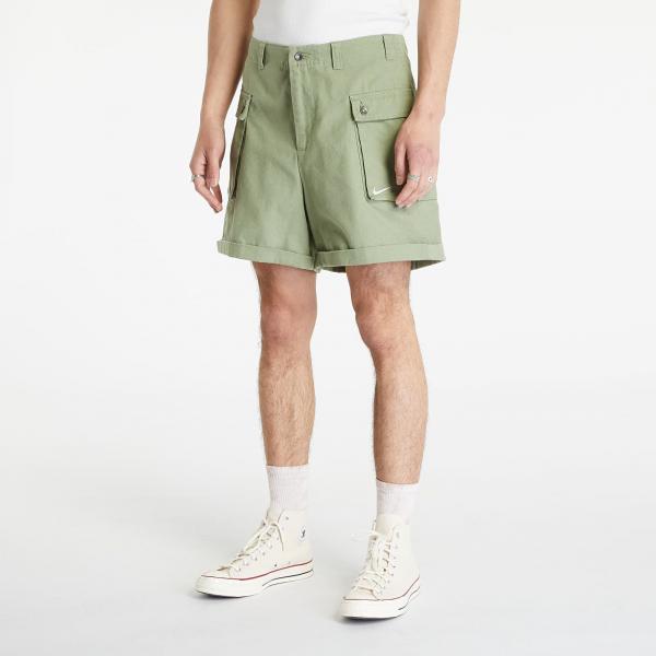 Šortky Nike Life Men's Woven P44 Cargo Shorts Oil Green/ White 30