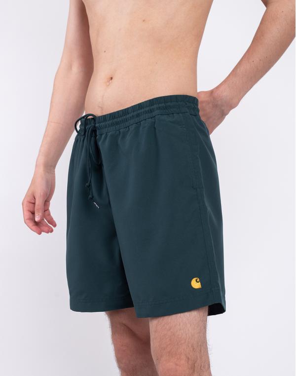 Carhartt WIP Chase Swim Trunks Botanic / Gold L