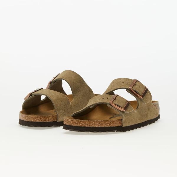 Tenisky Birkenstock Arizona Velvet Leather Taupe EUR 39