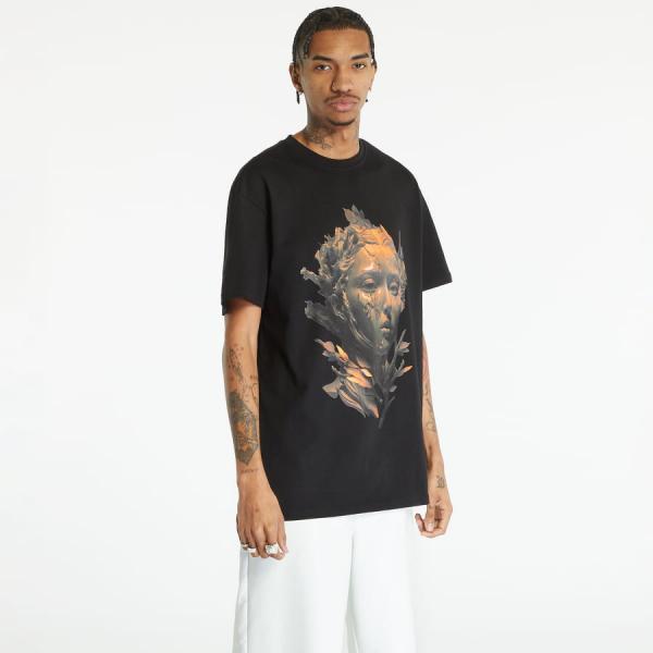 Tričko Forgotten Faces Overgrown Heavy Oversized Tee Black M