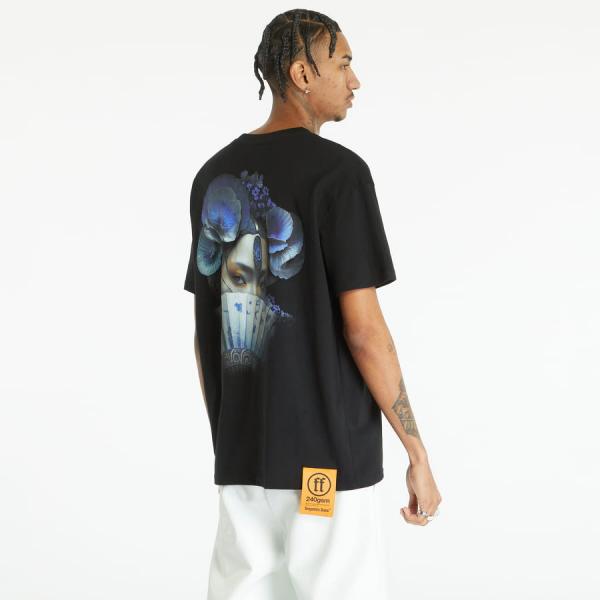 Tričko Forgotten Faces Geisha Heavy Oversized Tee Black L