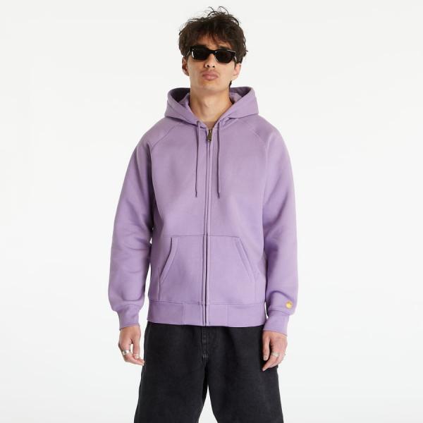 Mikina Carhartt WIP Hooded Chase Jacket Violanda/ Gold