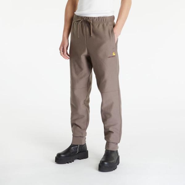 Tepláky Carhartt WIP American Script Jogging Pant Teide