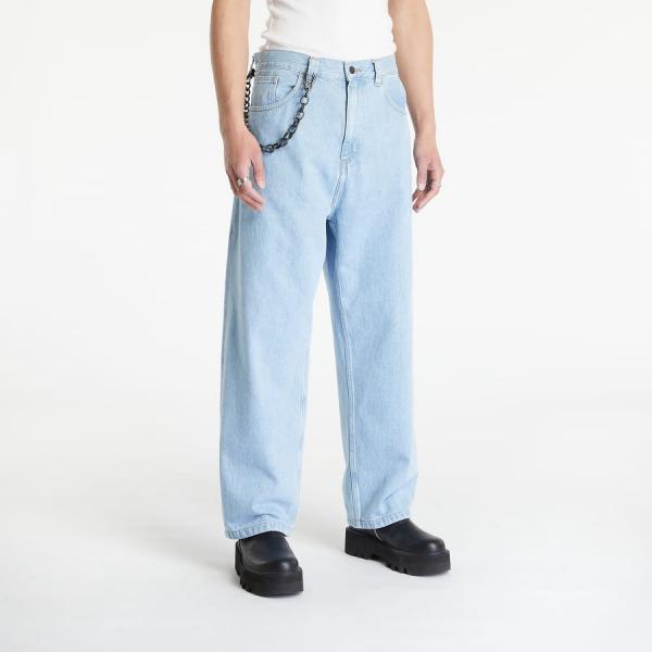 Džíny Carhartt WIP Brandon Pant Blue Heavy Stone Bleached L