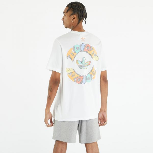 adidas Enjoy Summer Front/ Back Graphic Tee White