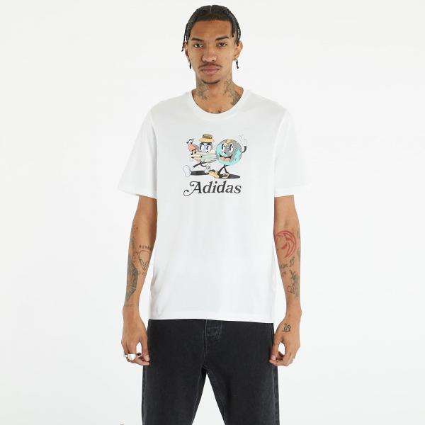 adidas Graphic Short Sleeve Tee White