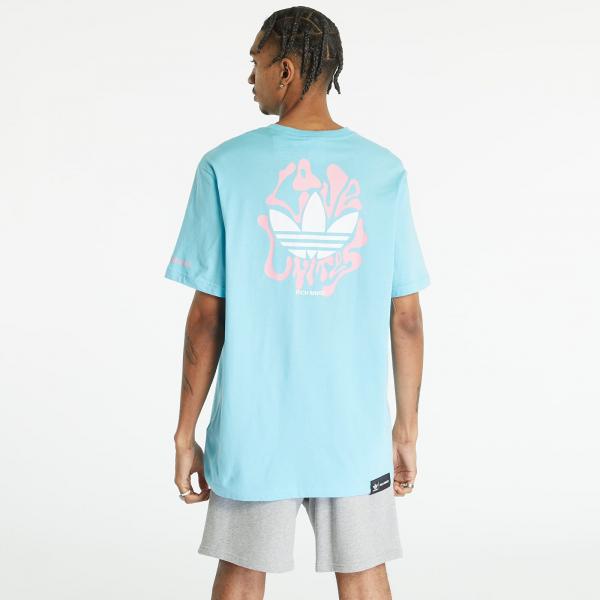 adidas x RICH MNISI Pride Graphic Short Sleeve Tee UNISEX Light Aqua