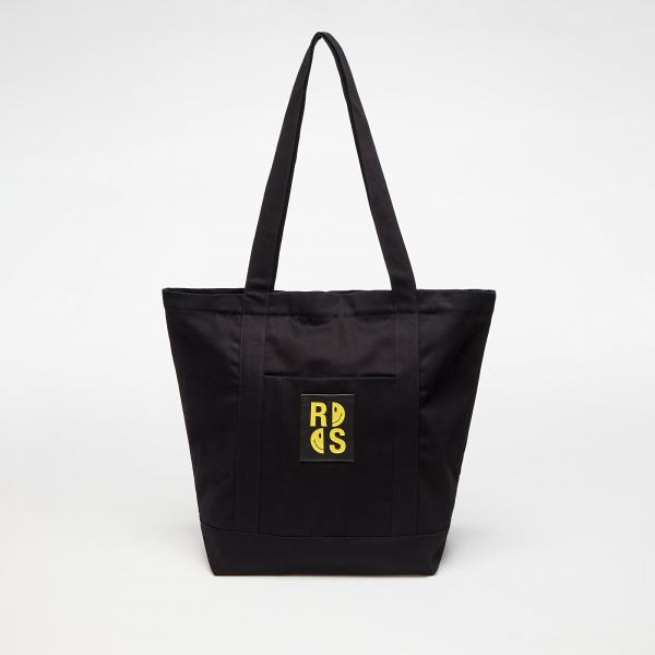 RAF SIMONS RSmiley Denim Tote Bag Black