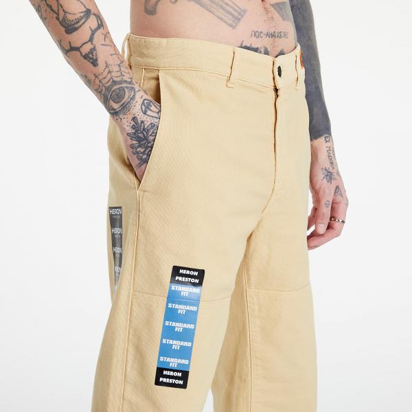 HERON PRESTON Heron Chino Pants Beige/ Cobalt Blue