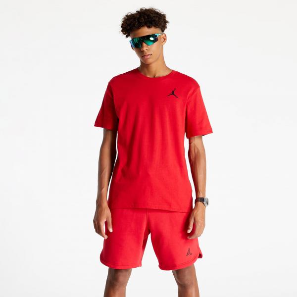 Jordan M J Jumpman Emb Ss Crew Gym Red/Black