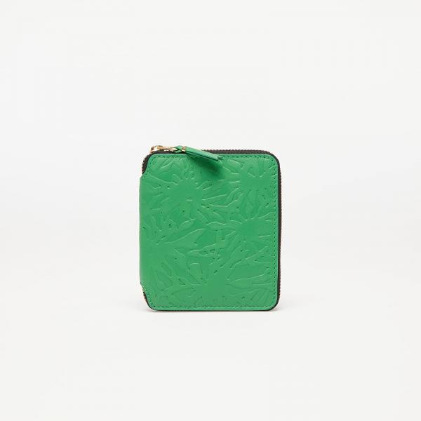 Comme des Garçons Embossed Forest Wallet Green