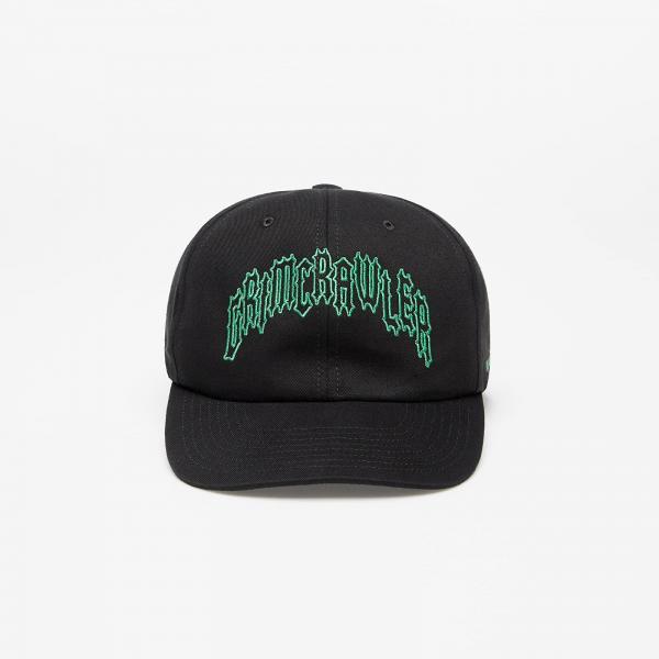 RAF SIMONS Cap With 2 Embroideries Black