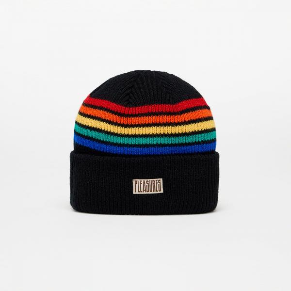 PLEASURES Island Striped Beanie Multicolor