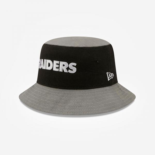 New Era Nfl Washed Pack Tapered Bucket Las Vegas Raiders Blk