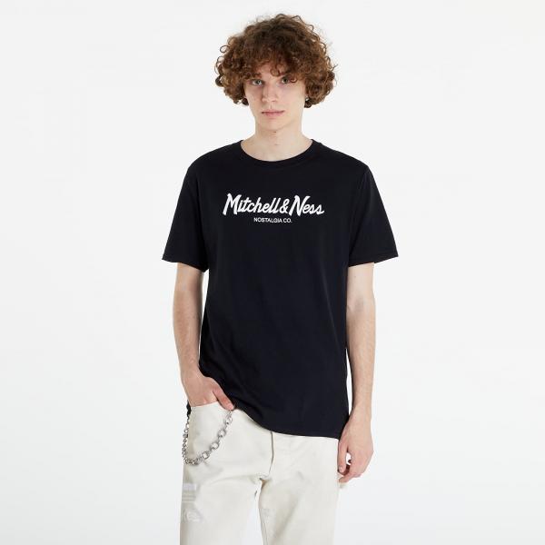 Mitchell & Ness Pinscript Tee Black