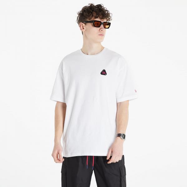 New Era New Era Stacked Graphic Oversized T-Shirt White