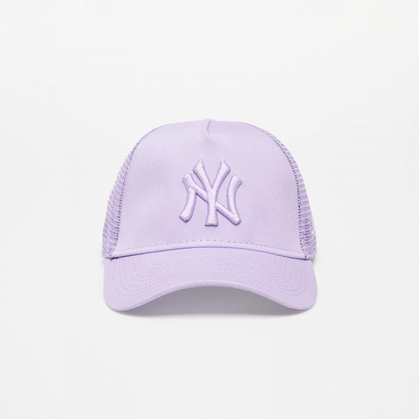 New Era New York Yankees Tonal Mesh A-Frame Trucker Cap Purple