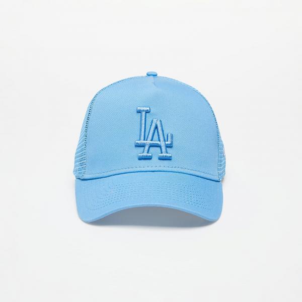 New Era Los Angeles Dodgers Tonal Mesh A-Frame Trucker Cap Light Blue