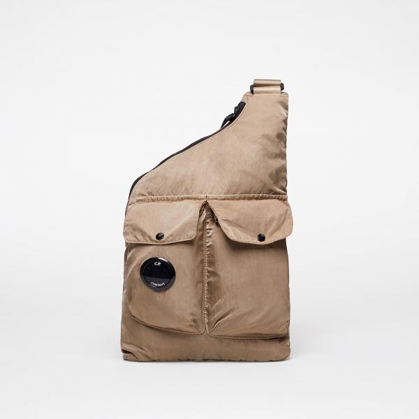 C.P. Company Nylon B Single Strap Rucksack Lead Gray