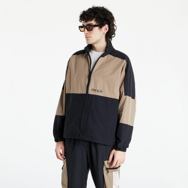 Větrovka PREACH Nylon Zip Jacket Black/ Brown L