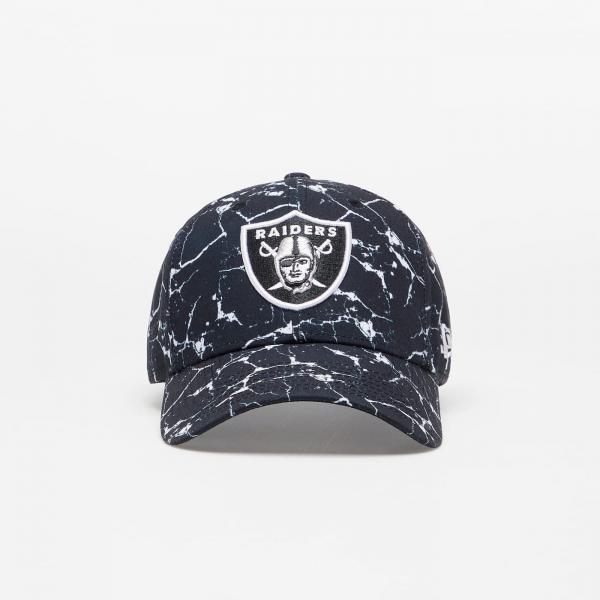 New Era Las Vegas Raiders Marble 9FORTY Adjustable Cap Black