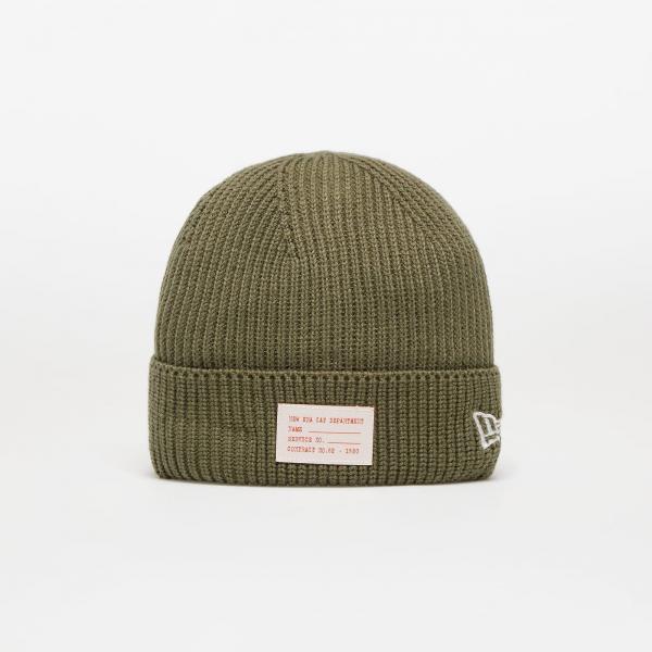 New Era Wool Green Beanie Hat Green Med