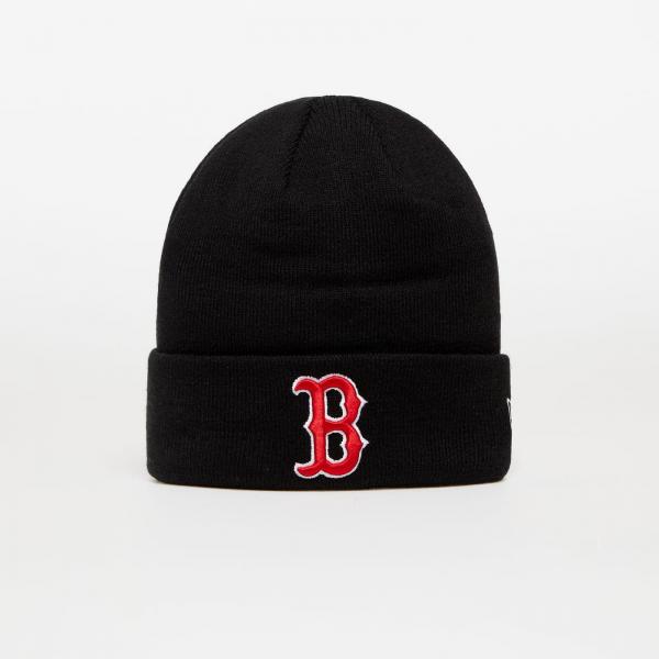 New Era League Ess Cuff Beanie Bosred Black
