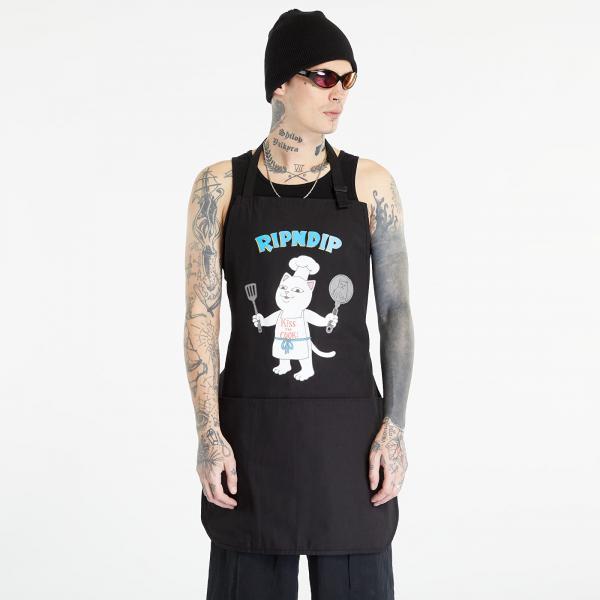RIPNDIP Kiss The Cook Apron Black