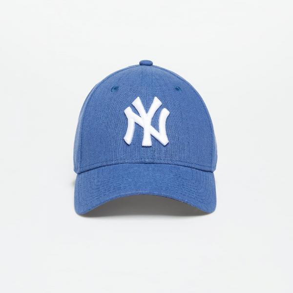 New Era New York Yankees Linen 9FORTY Adjustable Cap Light Navy/ Optic White