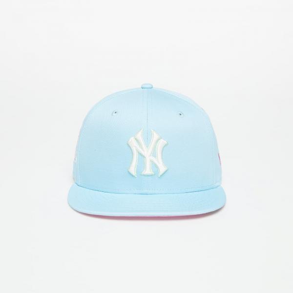 New Era New York Yankees Pastel Patch 9FIFTY Snapback Cap Citrus Blue/ Light Cream
