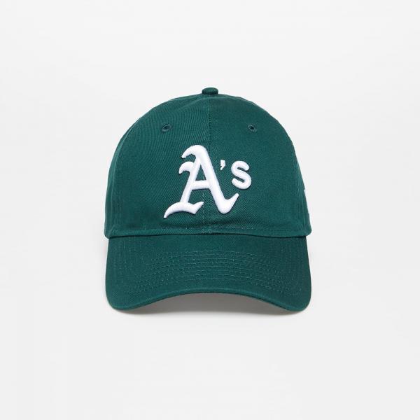 New Era Oakland Athletics League Essential 9TWENTY Adjustable Cap Dark Green/ Optic White