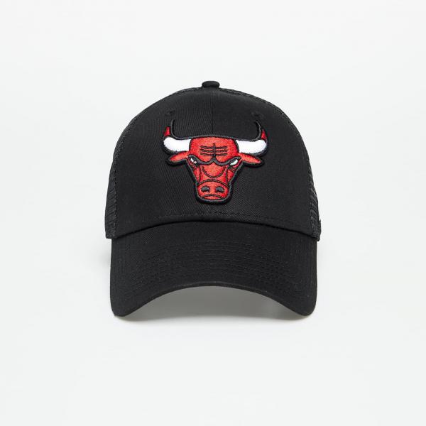 New Era Chicago Bulls Home Field 9FORTY A-Frame Trucker Cap Black