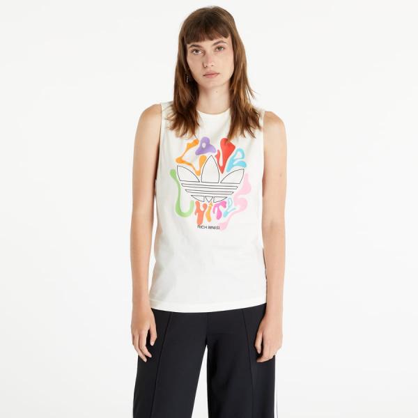 Top adidas Originals Pride Tank Top Off White S