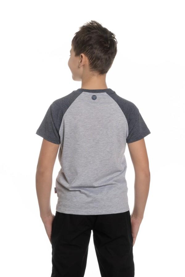 SAM 73 Chlapecké triko s krátkým rukávem Šedá 140