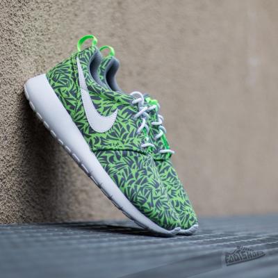 Nike Roshe One Print (GS) Cool Grey/ White-Electric Green
