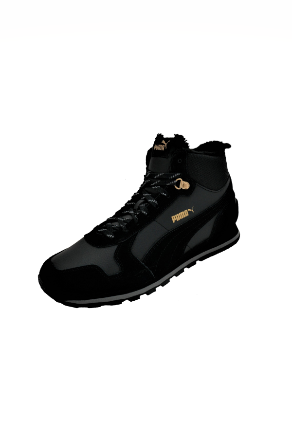 ST Runner Mid Fur Puma Black-QUIET SHADE Černá 41